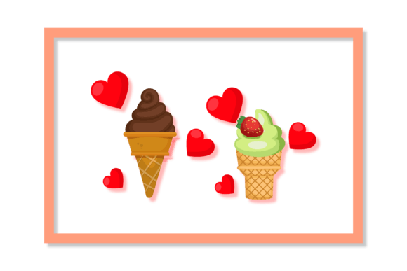 Download Ice Cream Valentine Icons - Premium Bundle