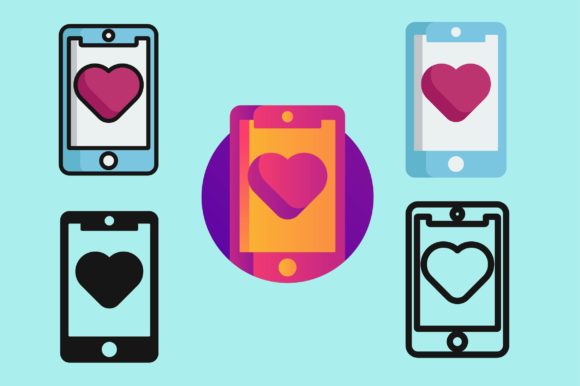 Download Valentine Icons Love Cellphone - Valentine icons Collection