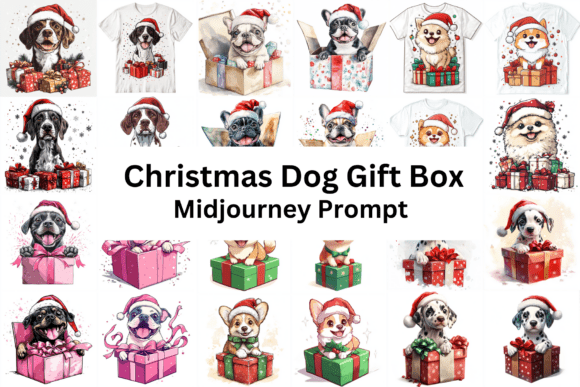Download Christmas Dog Gift Box Clipart - Gift box clipart Collection