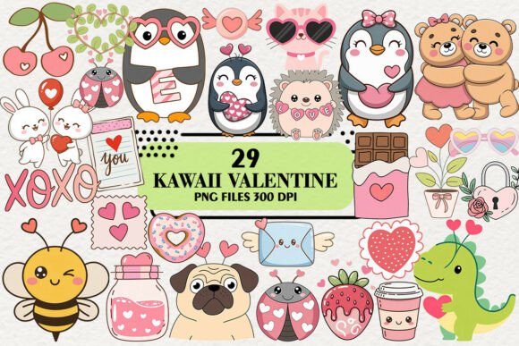 Download Kawaii Hand Drawn Valentine Day Clipart - Hand drawn valentine Collection